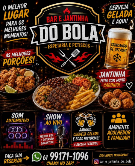 Porções e jantinha do Do Bola